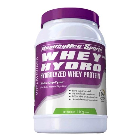 4 - HealthyHey Sports Whey Hydro,  2.2 lb  Unflavoured 