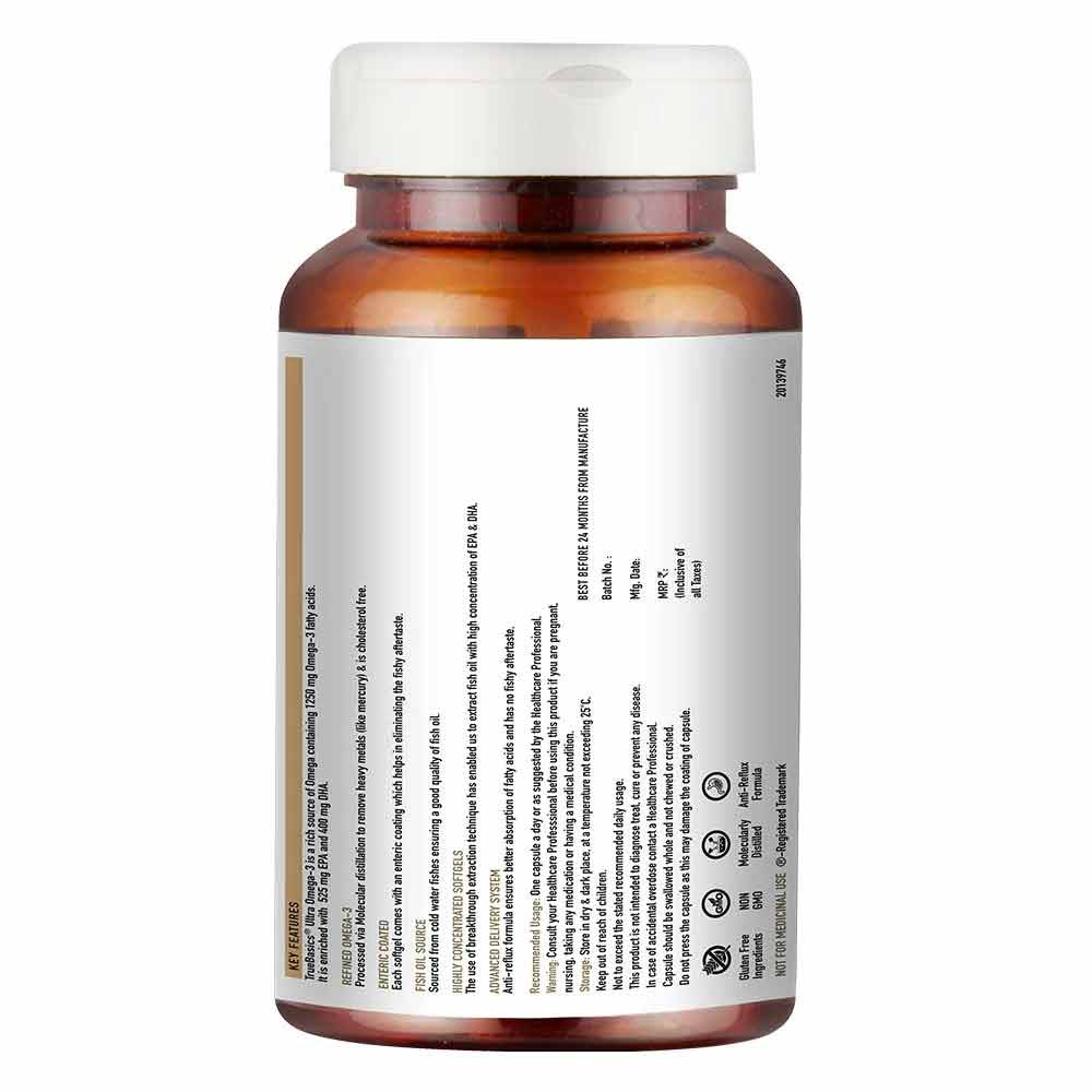 Ultra Omega3 (EPA 525mg & DHA 400mg) OP at Best Price in India