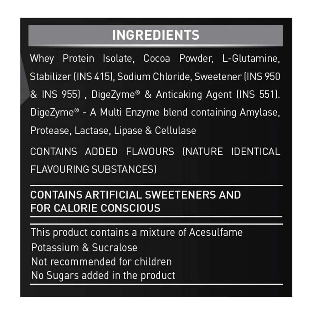4 - MuscleBlaze Whey Isolate Plus OP,  8.8 lb  Chocolate 