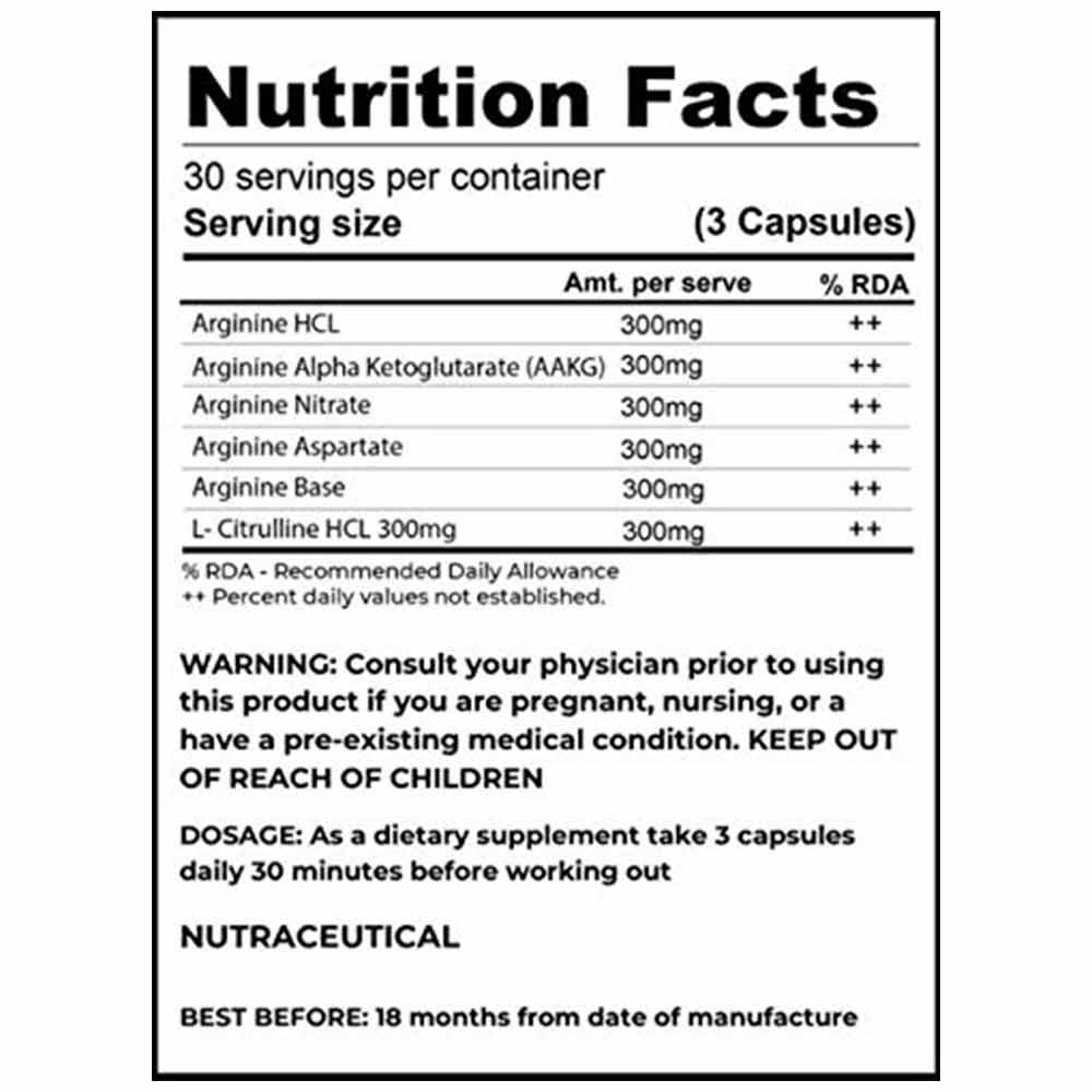 Nitro Plus Extreme Pump at Best Price in India