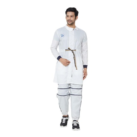 Zero Risque Fearless Fashion Adjustable Coat,  White  Medium 