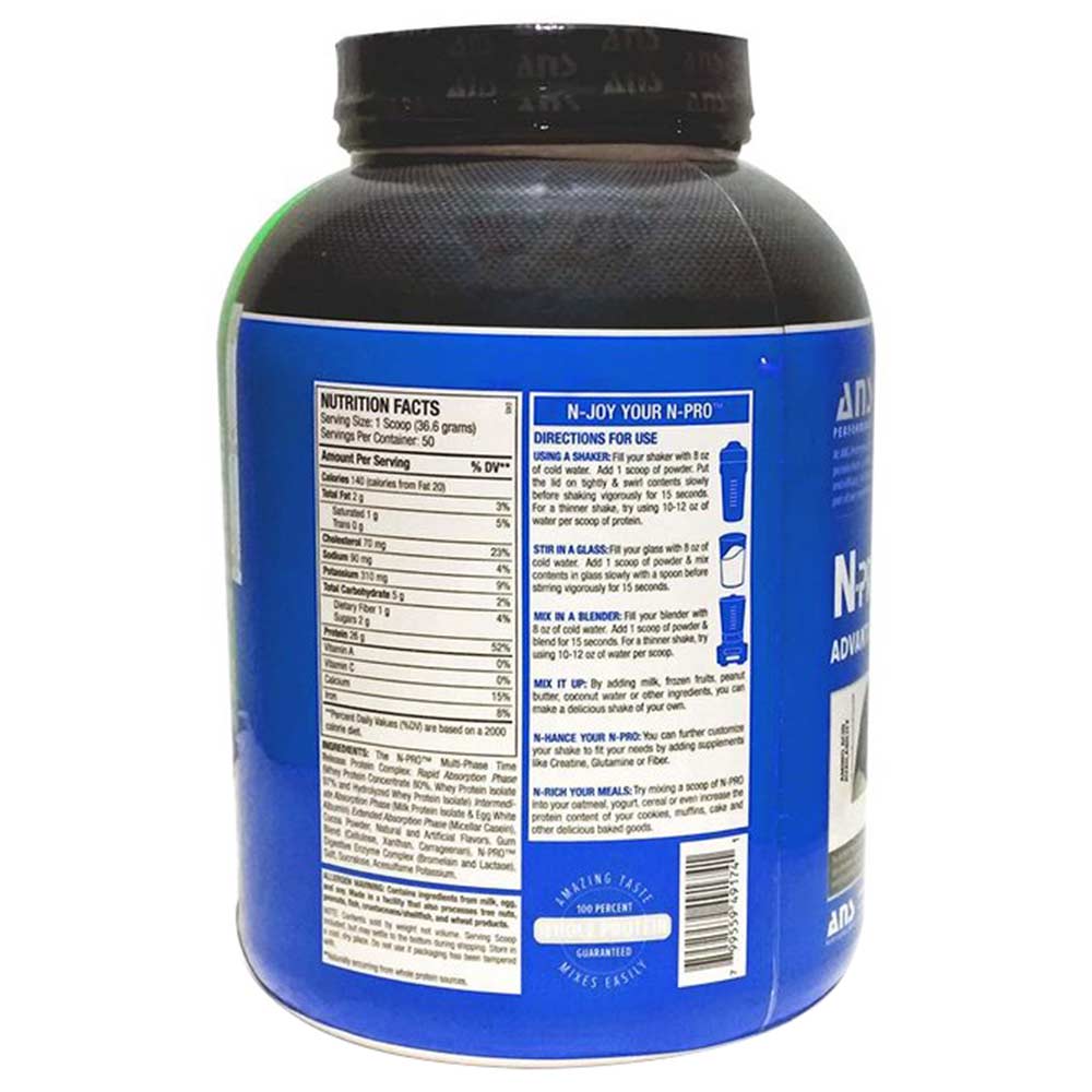 supplementinfo - ANS Performance N PRO Premium Qulaity Lean Protein,  4 lb  Creamy Vanilla 