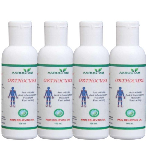 Aarogyam Orthocure Oil, 100 ml - Pack of 4 Aarogyam Orthocure Oil, 100 ml - Pack of 4