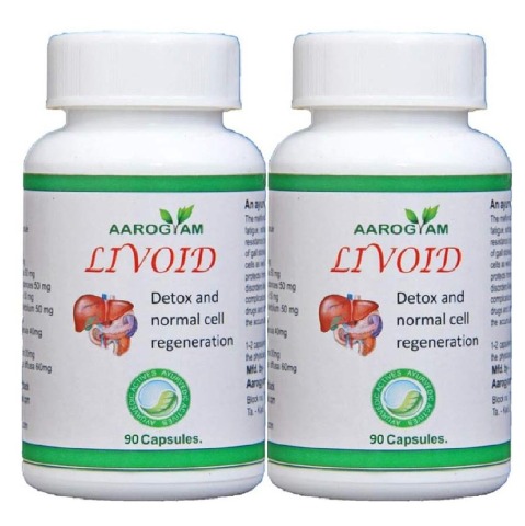 Aarogyam Livoid, 90 capsules - Pack of 2 Aarogyam Livoid, 90 capsules - Pack of 2