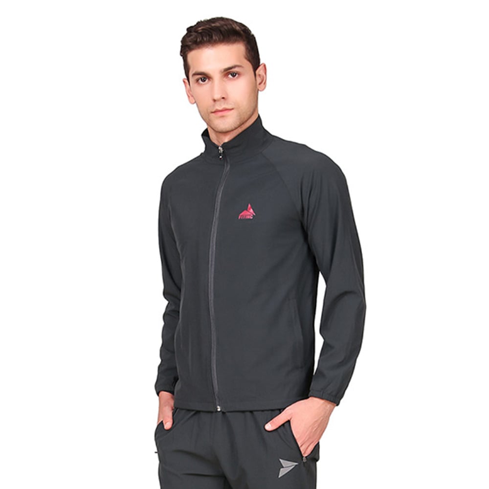 50 - Fitinc Men's Polycotton Regular Fit Track Suit with Two Zipper Pockets,  Grey  XL 