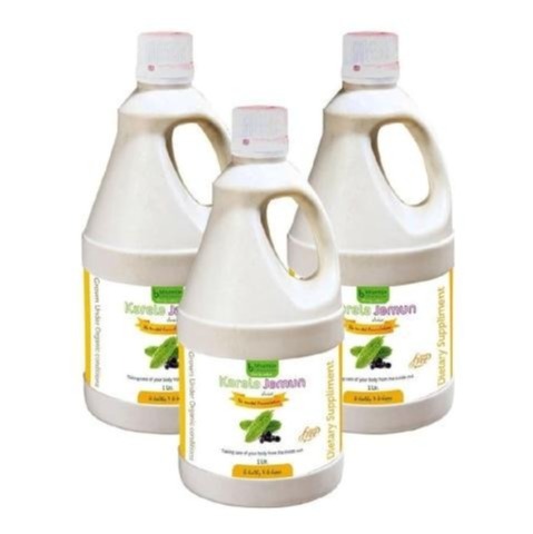 Bhumija Karela Jamun Juice, Natural 1 L - Pack of 3 Bhumija Karela Jamun Juice, Natural 1 L - Pack of 3