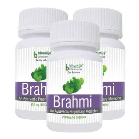 Bhumija Brahmi, 60 capsules - Pack of 3 Bhumija Brahmi, 60 capsules - Pack of 3