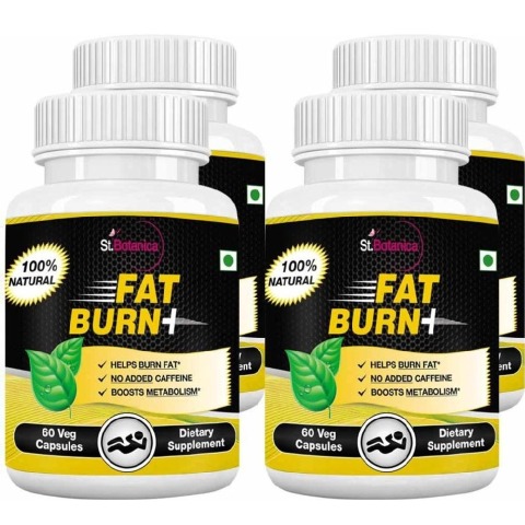 St.Botanica Fat Burn+, 60 capsules Unflavoured - Pack of 4 St.Botanica Fat Burn+, 60 capsules Unflavoured - Pack of 4