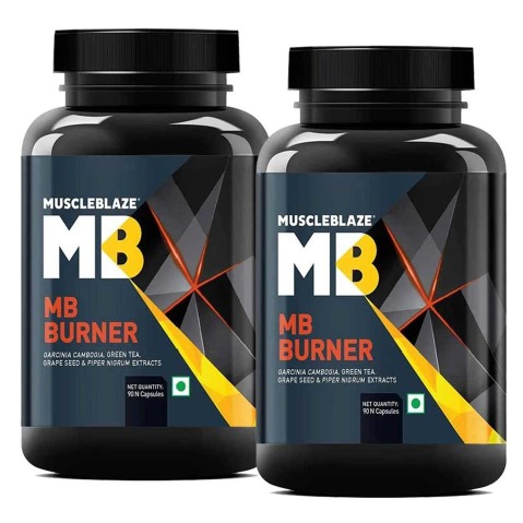 2 - MuscleBlaze Burner (Pack of 2) OP,  90 capsules  Unflavoured 
