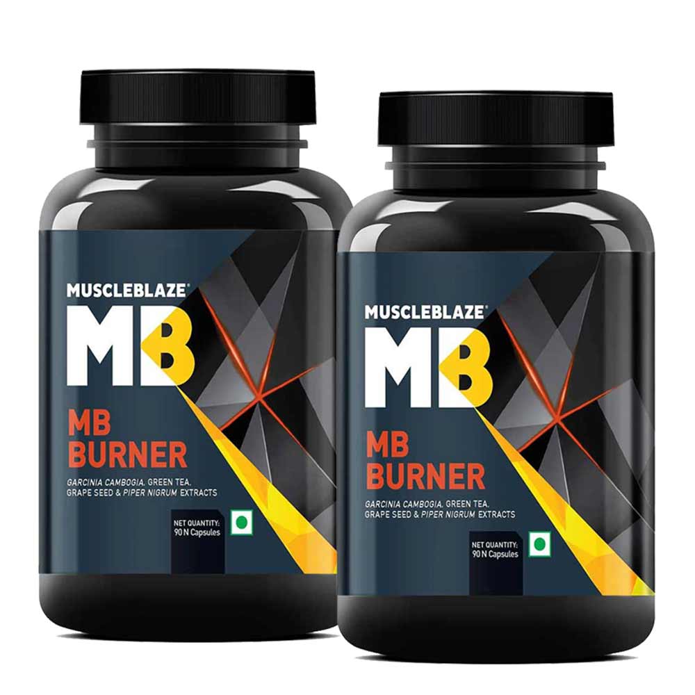 2 - MuscleBlaze Burner (Pack of 2) OP,  90 capsules  Unflavoured 