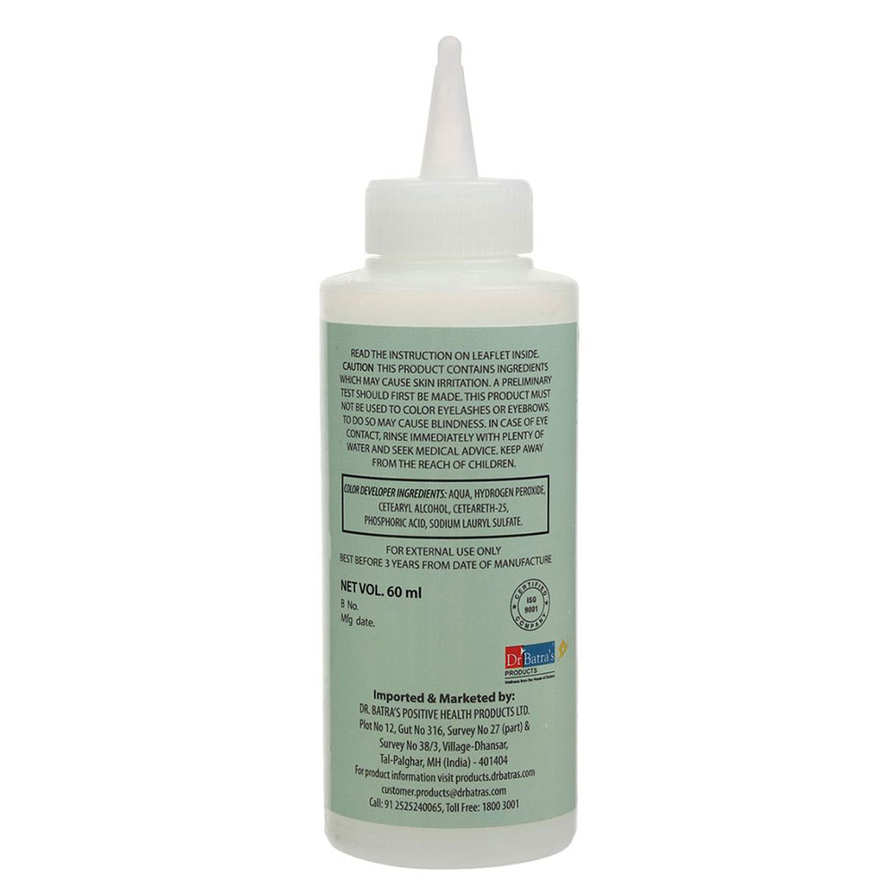 Back - Dr Batra's Herbal Hair Color Cream,  60 ml  Black 