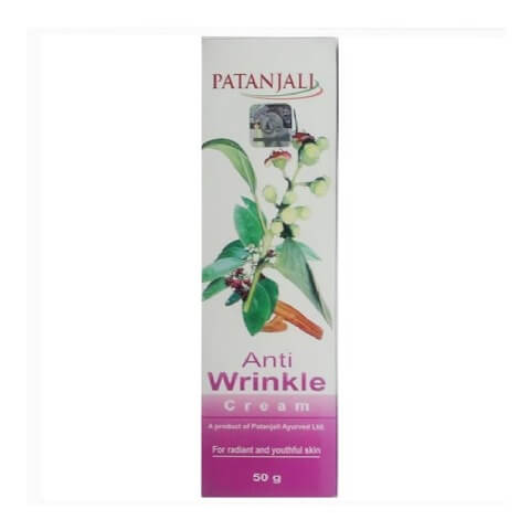 Patanjali Anti Wrinkle Cream,  50 g  For Radiant and Youthful Skin 