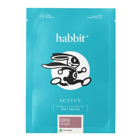 1 - Habbit Active Whey Protein Blend,  0.99 lb  15 Servings, Cookie Dough 