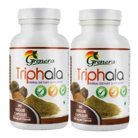 Grenera Triphala, 90 veggie capsule(s) - Pack of 2 Grenera Triphala, 90 veggie capsule(s) - Pack of 2