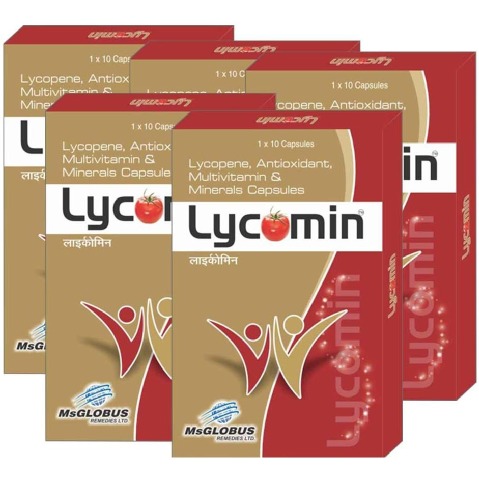 Globus Remedies Lycomin, Unflavoured 10 capsules - Pack of 5 Globus Remedies Lycomin, Unflavoured 10 capsules - Pack of 5