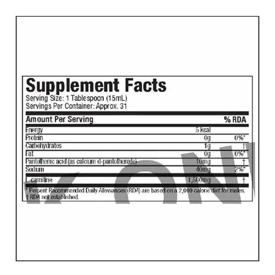 Platinum 100% L-Carnitine 1500 at Best Price in India