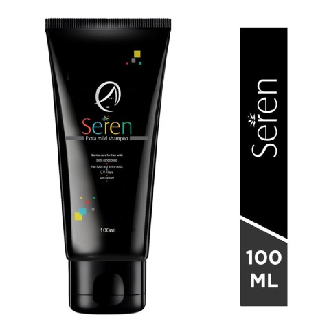 1 - Seren Extra Mild Shampoo,  100 ml  for Hair with Extra Conditioning 