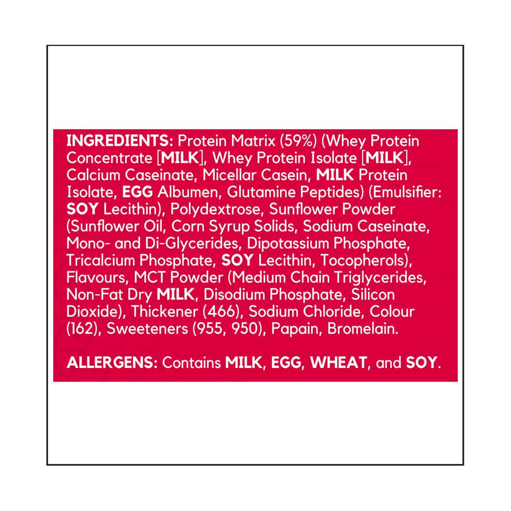 ingredients - BSN Syntha-6,  5 lb  Strawberry 