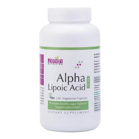 Zenith Nutrition Alpha Lipoic Acid, 240 capsules Zenith Nutrition Alpha Lipoic Acid, 240 capsules