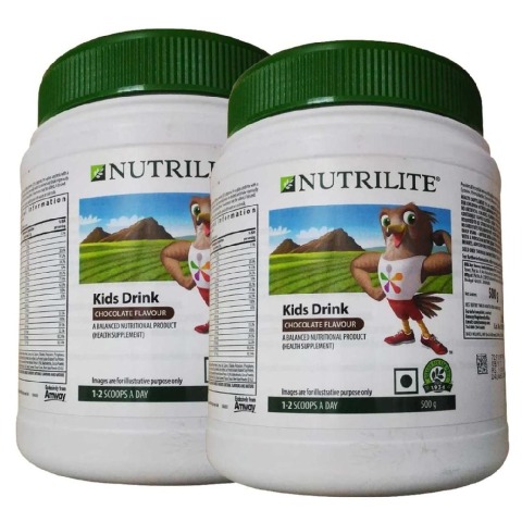 1 - Amway Nutrilite Kids Drink - Pack of 2,  0.5 kg  Chocolate 