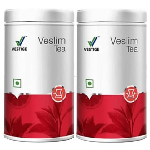 1 - Vestige Veslim Tea - Pack of 2,  150 g  Honey Lemon 