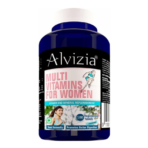 1 - Alvizia Multivitamin for Women with 43 Vital Nutrients, 8 Performance Blends,  100 tablet(s)  Unflavoured 