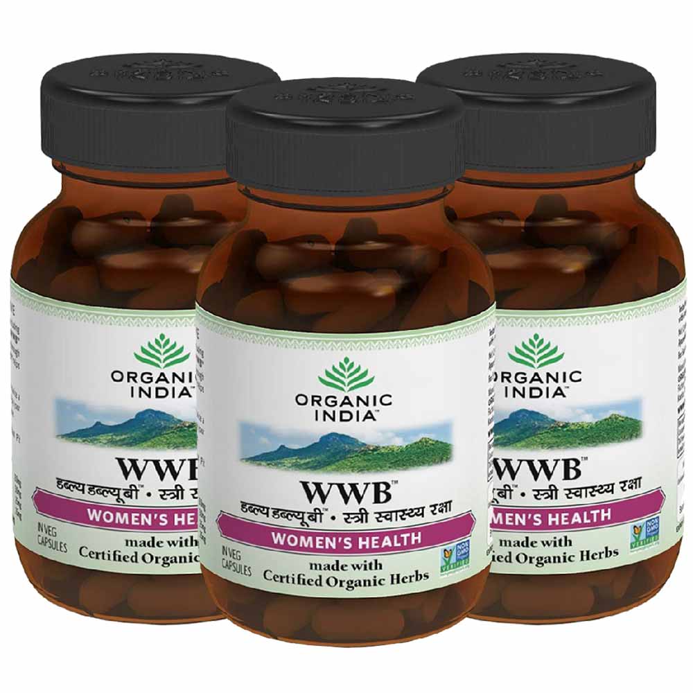 Organic India Women'S Well Being, 60 capsules - Pack of 3