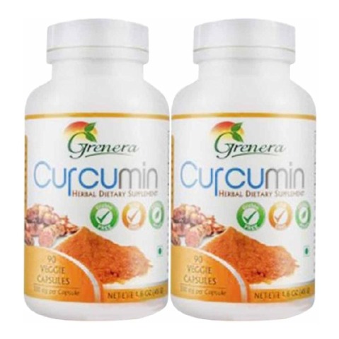 Grenera Curcumin Capsules - Pack of 2, 90 veggie capsule(s) Grenera Curcumin Capsules - Pack of 2, 90 veggie capsule(s)