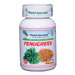 Planet Ayurveda Fenugreek (500 mg), 60 veggie capsule(s)