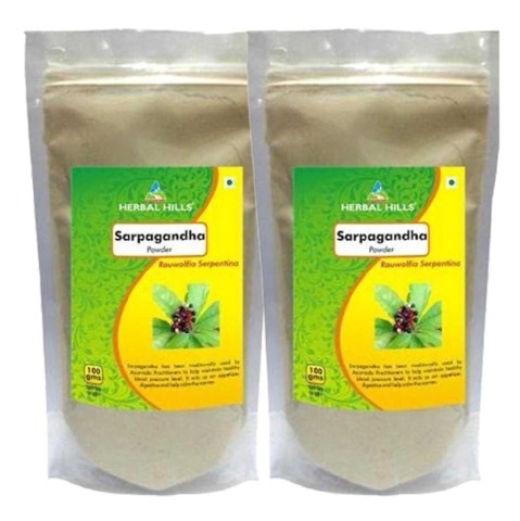 Herbal Hills Sarpagandha, 60 capsules - Pack of 2 Herbal Hills Sarpagandha, 60 capsules - Pack of 2