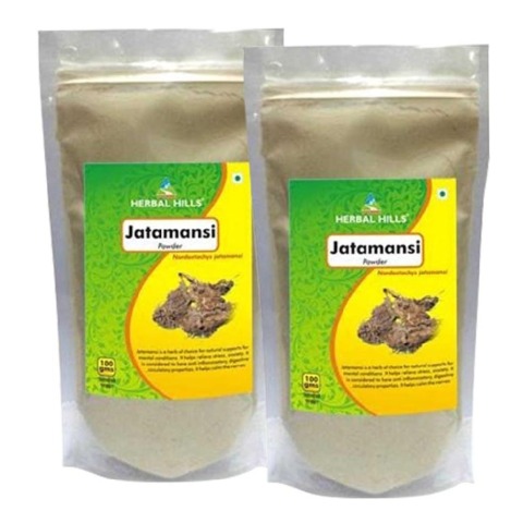 Herbal Hills Jatamansi Powder, 0.1 kg - Pack of 2 Herbal Hills Jatamansi Powder, 0.1 kg - Pack of 2