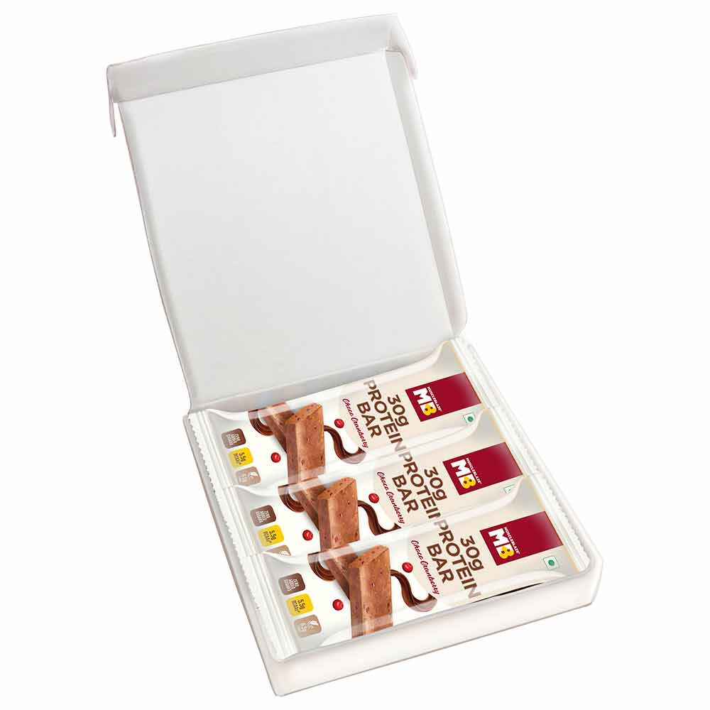 4 - MuscleBlaze Hi-Protein Bar (30g Protein) OP,  6 Piece(s)/Pack  Choco Cranberry 