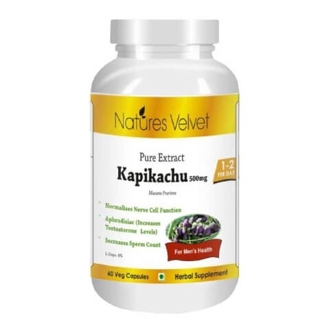 Natures Velvet Kapikachu Pure Extract (500 mg), 60 capsules Natures Velvet Kapikachu Pure Extract (500 mg), 60 capsules