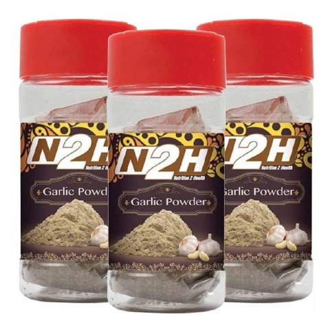 N2H Garlic Powder, 60 g - Pack of 3 N2H Garlic Powder, 60 g - Pack of 3