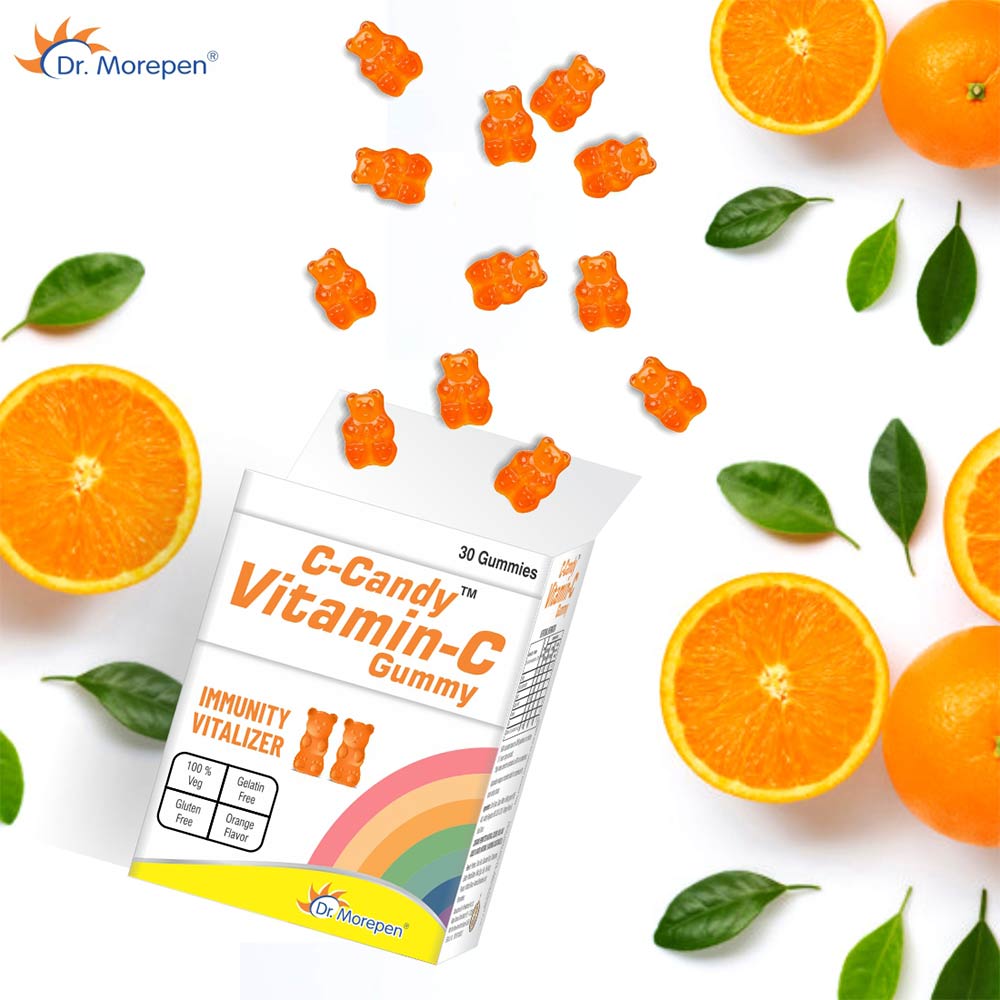 4 - Dr. Morepen C-CANDY Vitamin C Gummies,  30 gummies  Orange 