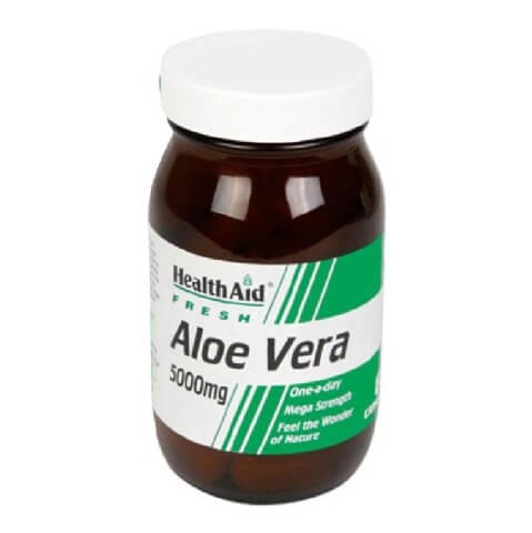 HealthAid Aloe Vera (5000 mg), 60 capsules HealthAid Aloe Vera (5000 mg), 60 capsules