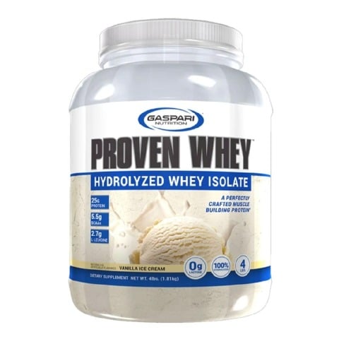 1 - Gaspari Nutrition Proven Whey Protein, 4 lb Vanilla Ice Cream