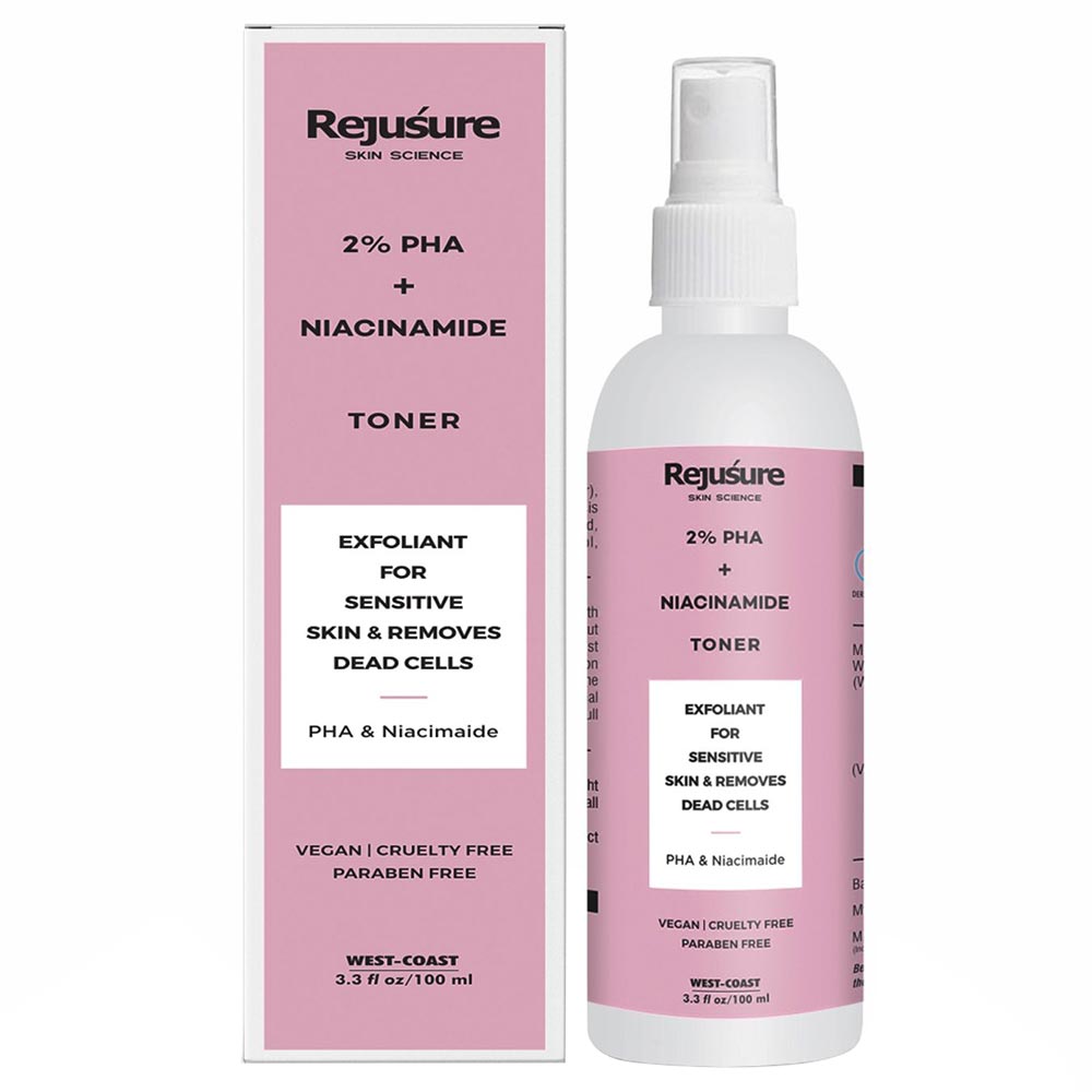 1 - Rejusure PHA + Niacinamide Face Toner,  100 ml  for Oily & Normal Skin 