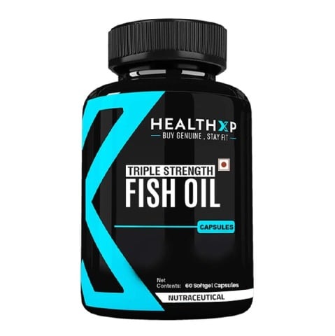 1 - HealthXP Essential Series Omega 3 Triple Strength Enteric Coated Fish Oil,  60 capsules 