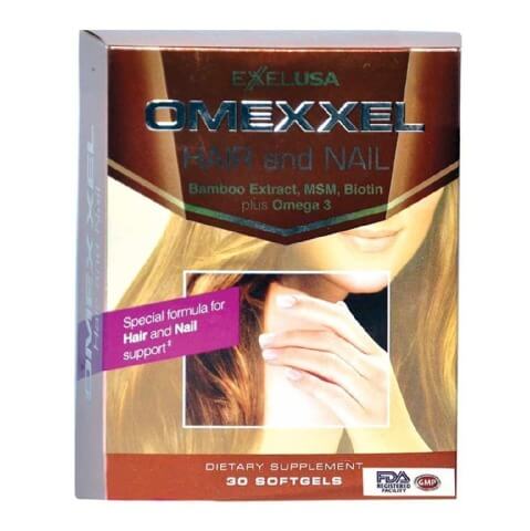 ExxelUSA Ommexxel Hair and Nail, Unflavoured 30 softgels ExxelUSA Ommexxel Hair and Nail, Unflavoured 30 softgels