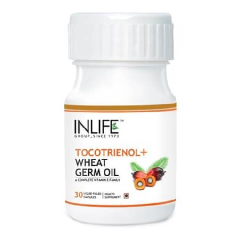 INLIFE Tocotrienol + Wheat Germ Oil (500 mg), 30 capsules INLIFE Tocotrienol + Wheat Germ Oil (500 mg), 30 capsules