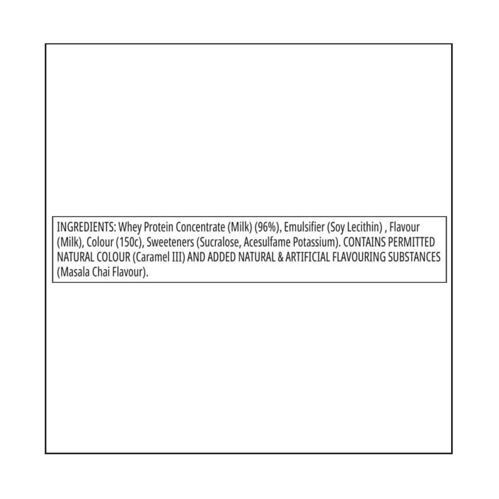 ingredients - Myprotein Impact Whey Protein,  0.55 lb  Masala Chai 