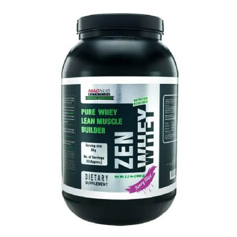 Magnus Nutrition Zen Whey,  2.2 lb  Berry Blast 