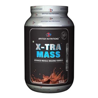 British Nutritions X-Tra Mass, 2.2 lb Chocolate