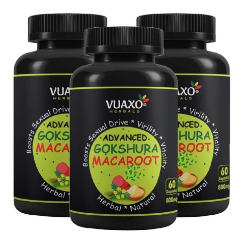 1 - Vuaxo Advanced Gokshura Macaroot,  180 capsules 
