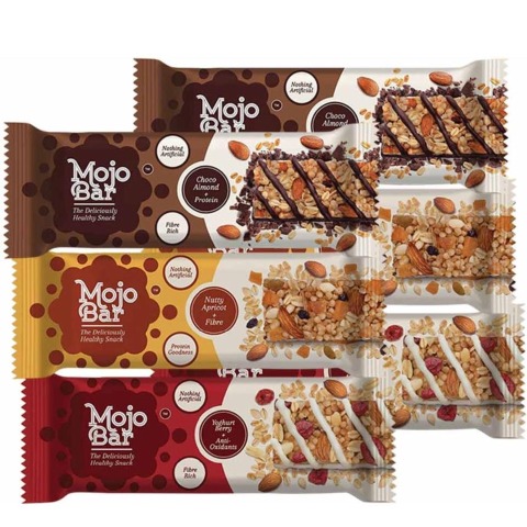MojoBar Healthy Energy Bar - Pack of 2, 6 Piece(s)/Pack All Mix MojoBar Healthy Energy Bar - Pack of 2, 6 Piece(s)/Pack All Mix
