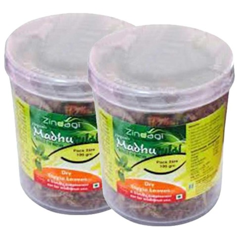 Zindagi Madhu Tulsi (Dry Stevia Leaves) - Pack of 2, 100 g Zindagi Madhu Tulsi (Dry Stevia Leaves) - Pack of 2, 100 g