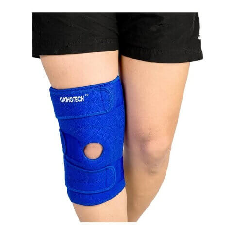 Orthotech Open Patella Knee Support with Stays (OR2131), Blue Medium Orthotech Open Patella Knee Support with Stays (OR2131), Blue Medium