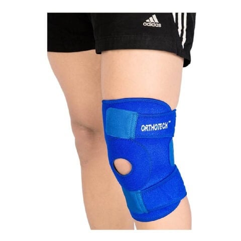 Orthotech Open Patella Knee Support (OR2122), Blue Medium Orthotech Open Patella Knee Support (OR2122), Blue Medium