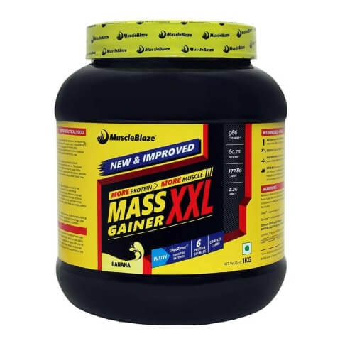 MuscleBlaze Mass Gainer XXL,  2.2 lb  Banana 